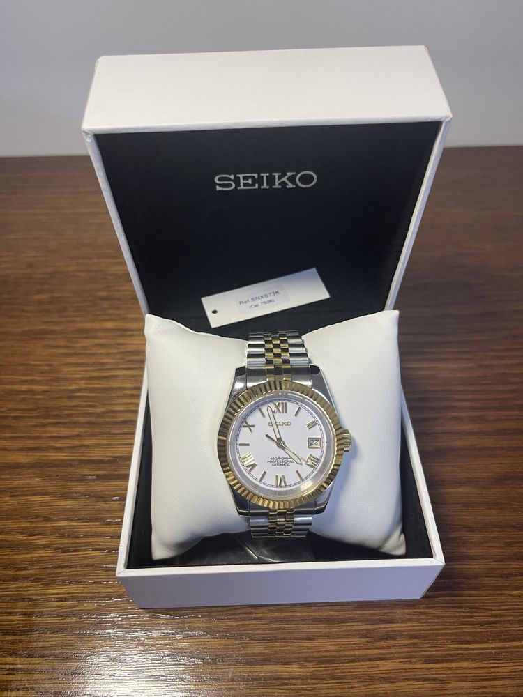 Ceas barbati SEIKO Mod Datejust SilverGold