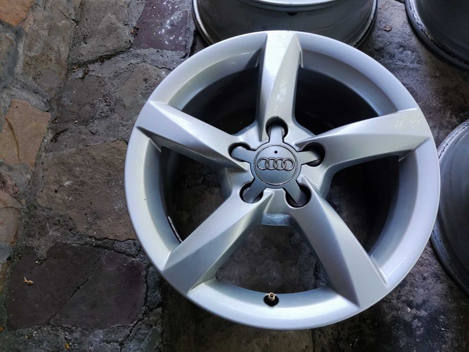 Audi 5х112 - 16 цола оригинални лети джанти Ауди (А4 B8 Face) .