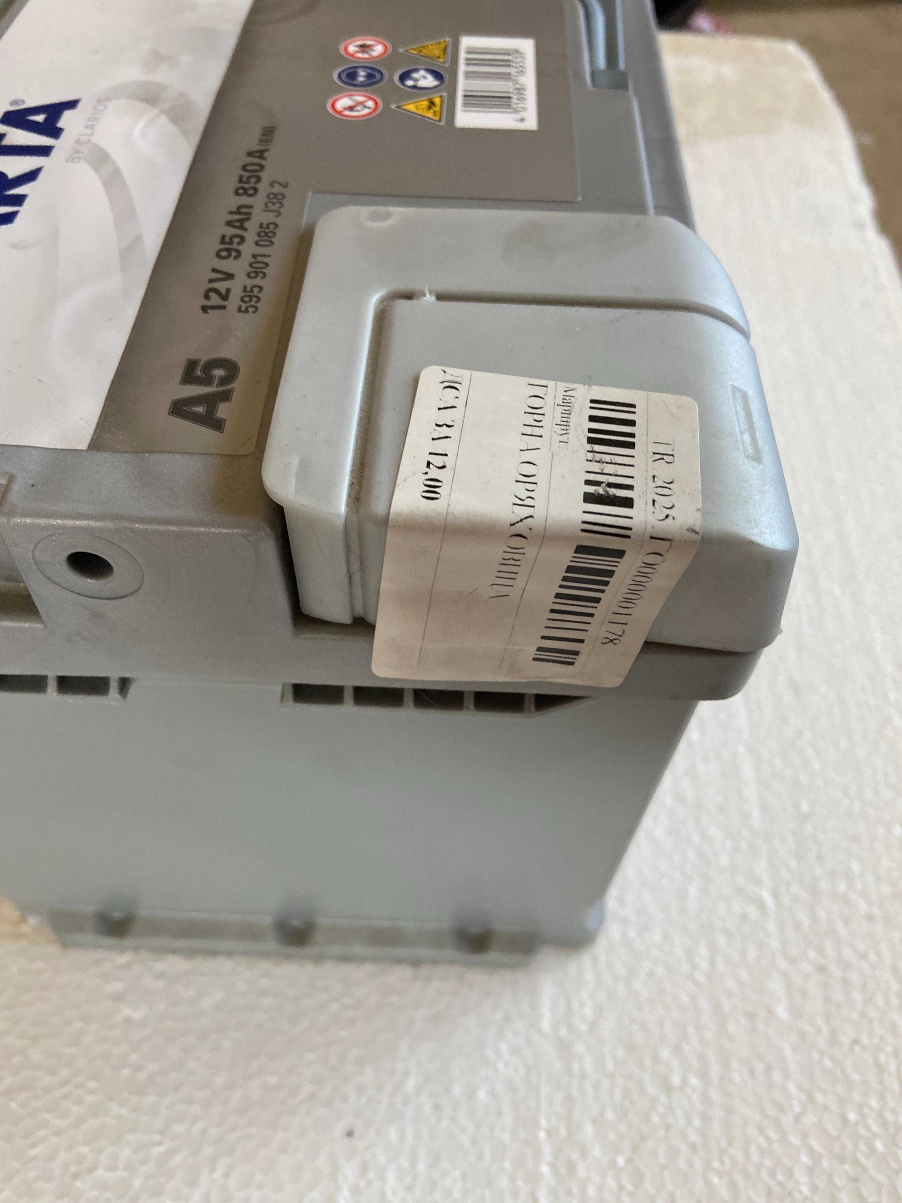 Акумулатор VARTA Silver Dynamic AGM 95Ah 850A. Чисто нов Гаранция 20м
