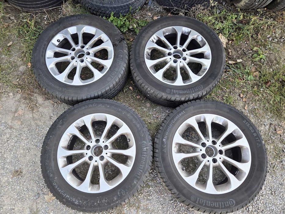 Оригинални джанти 17" за Mercedes GLA със ЗИМНИ гуми CONTINENTAL