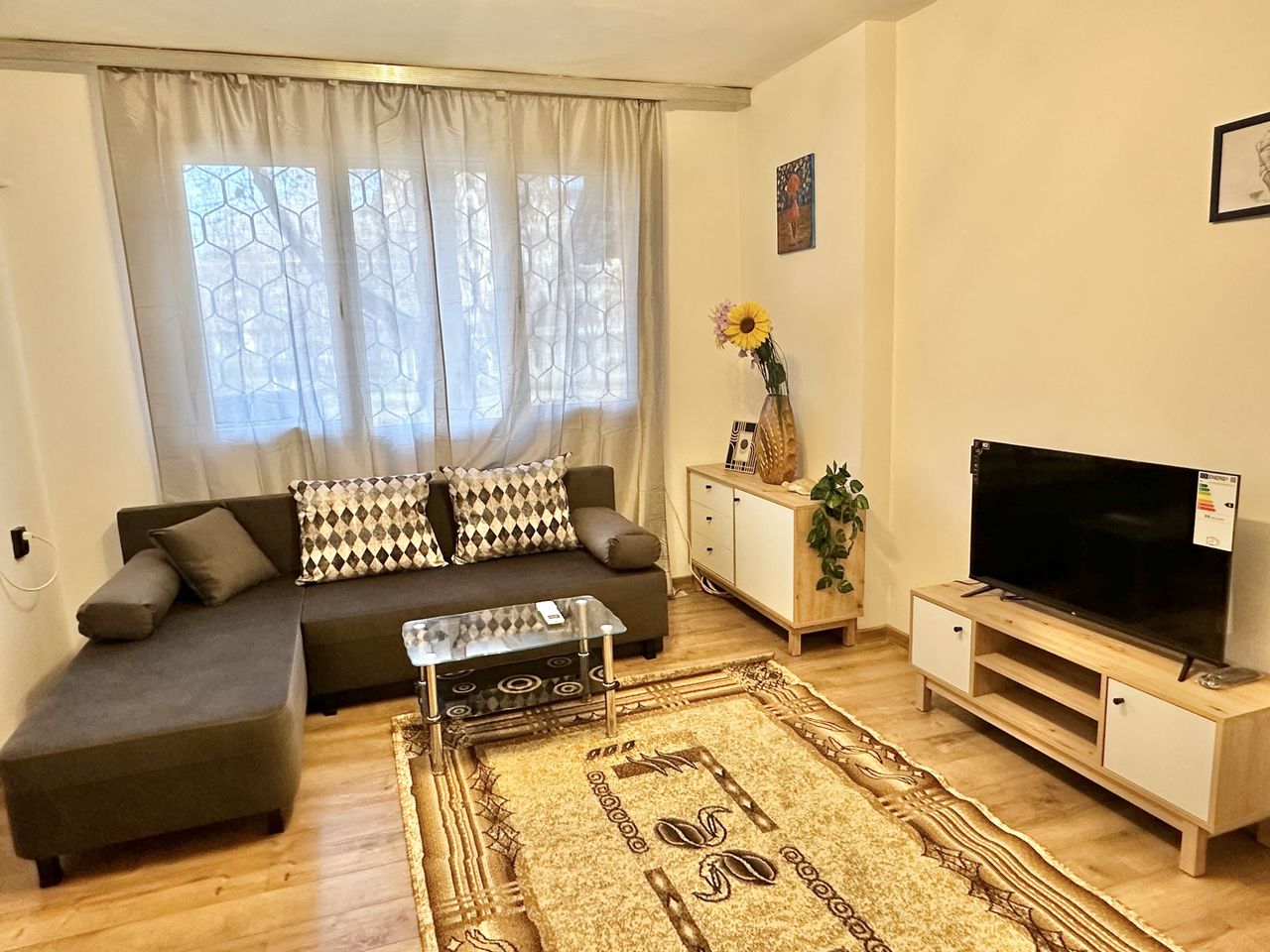 Дава се под наем Тристаен апартамент в Благоевград, Запад - 75 кв.м за 331.5 € - Снимка #2