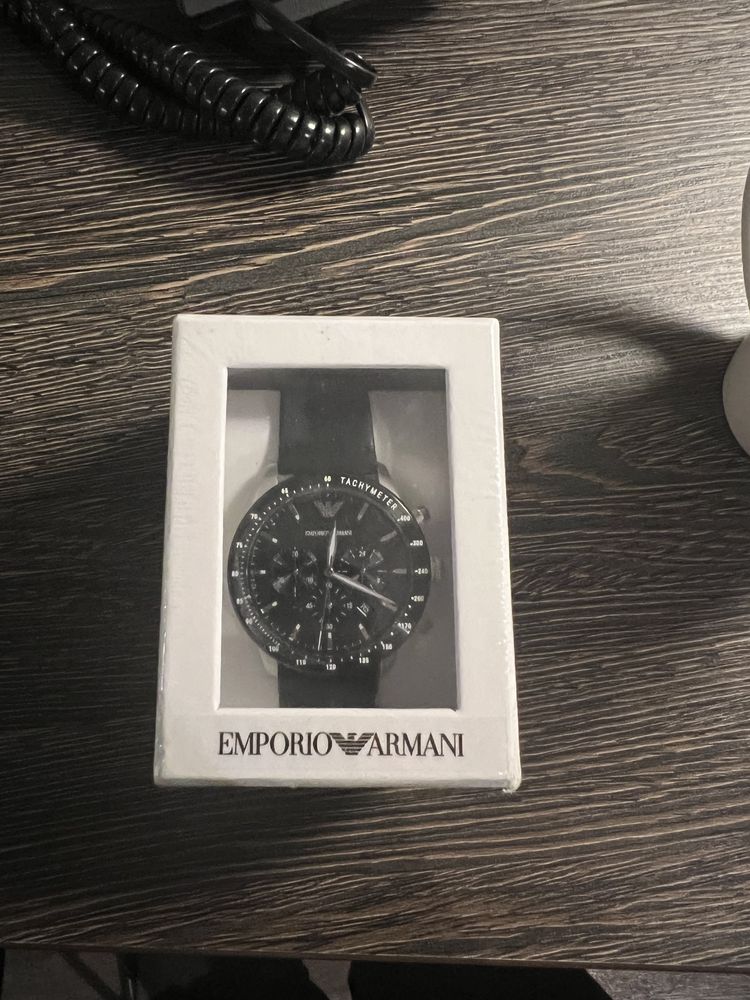 Ceas Armani NEGRU Barbatesc AR11243 nou nout Ceas Emporio Armani