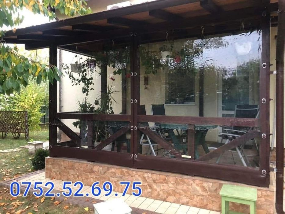 Folie terasa Cristal premium transparenta