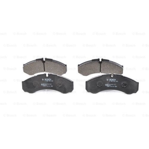 Set placute frana punte fata Iveco Daily III, 1999-2006, Renault Mascott, 2005-2013, Bosch 0986424833