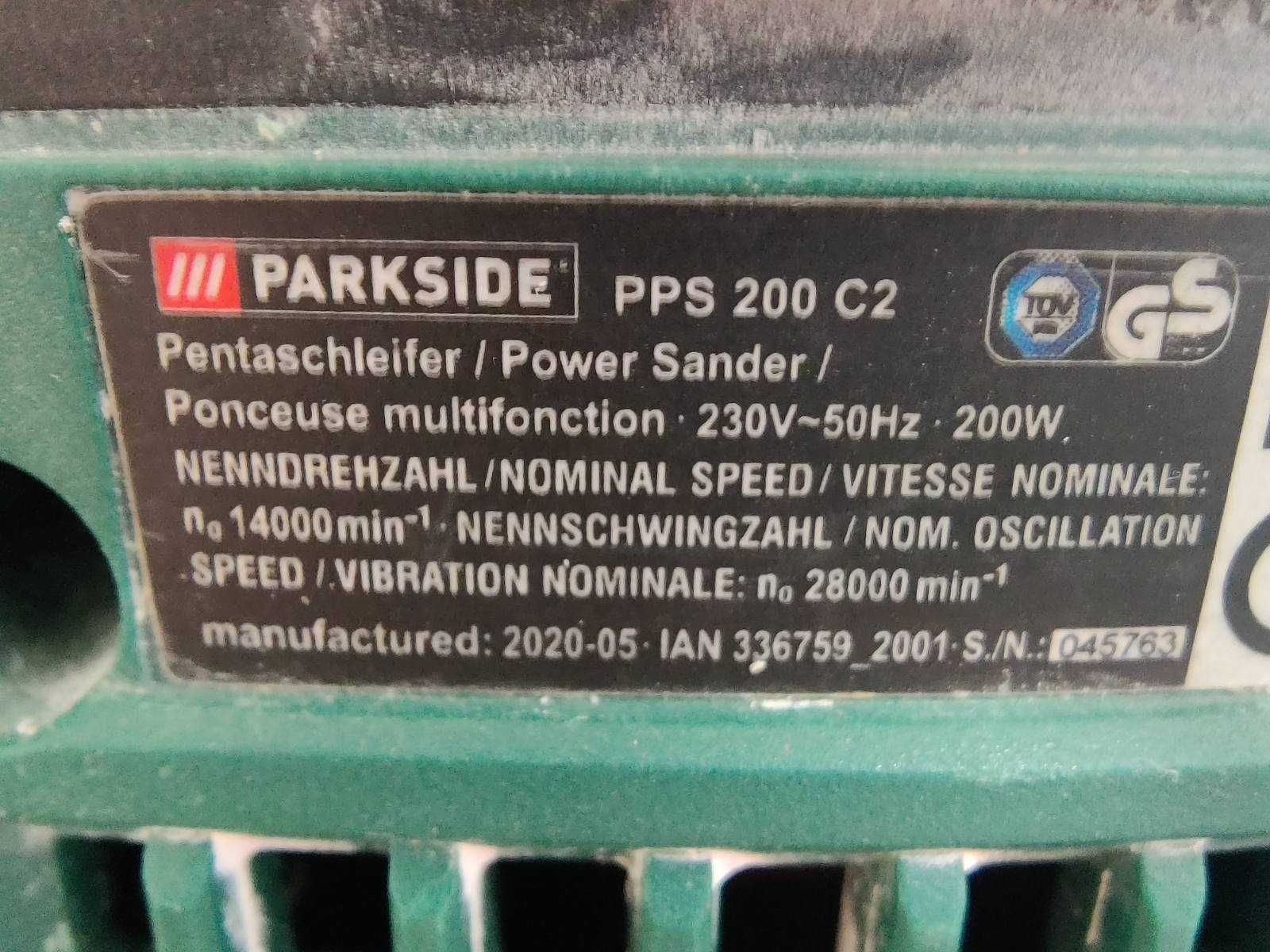 Виброшлайф Parkside PPS 200 C2