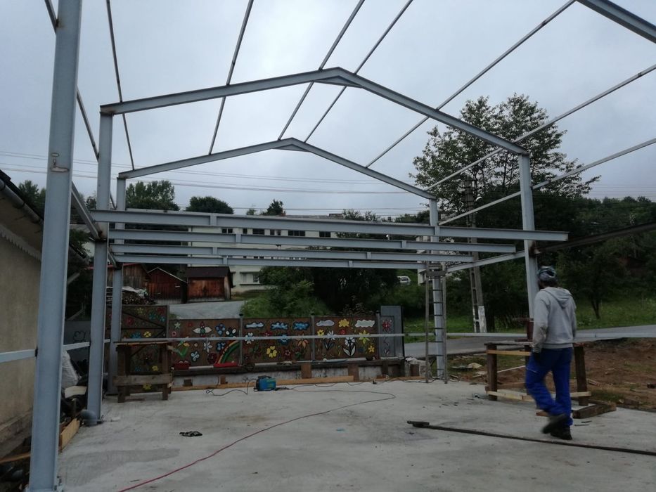 Hale metalice confectionate din europrofile ipe 200 14x20