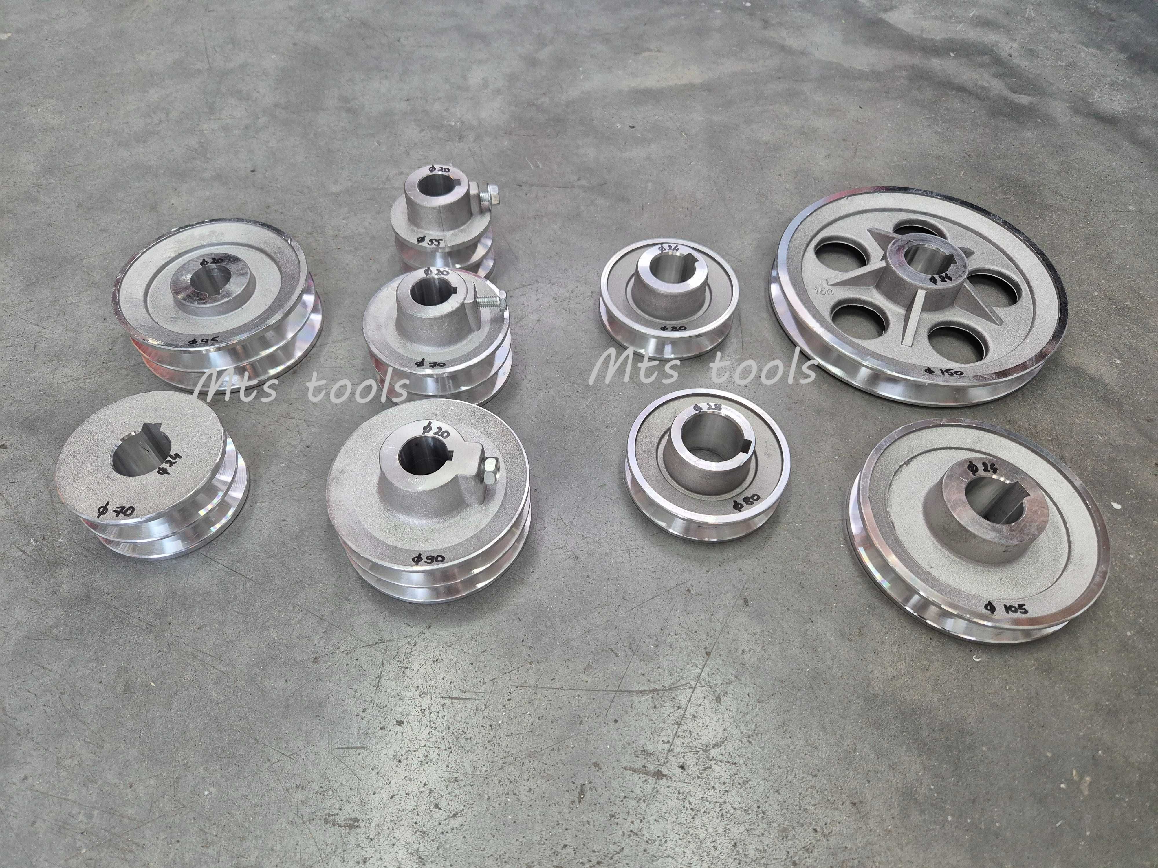 Fulie fulii motor electric cu 1 canal / cu 2 canale din aluminiu