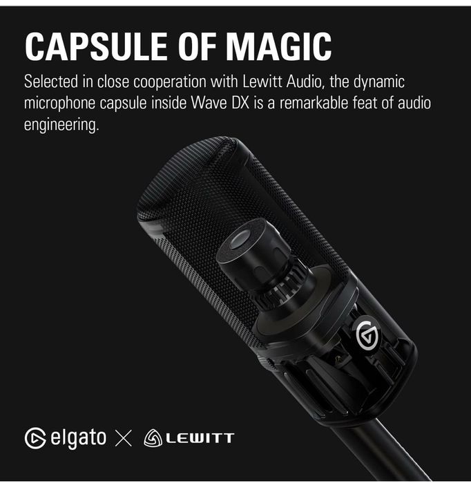 Elgato Wave DX-microfon XLR dinamic Sigilat