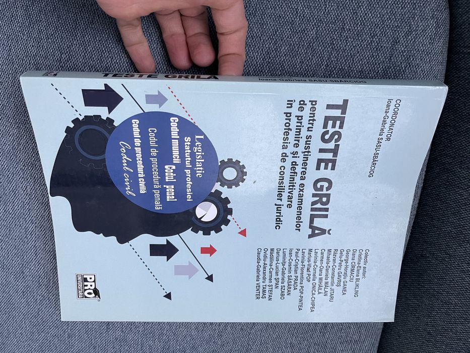 Carti admitere avocatura noi