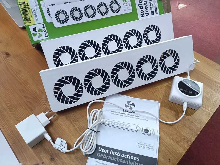 Ventilator pt. radiator/calorifer ecoCalm 2.0 cu controler , set 2 bc.
