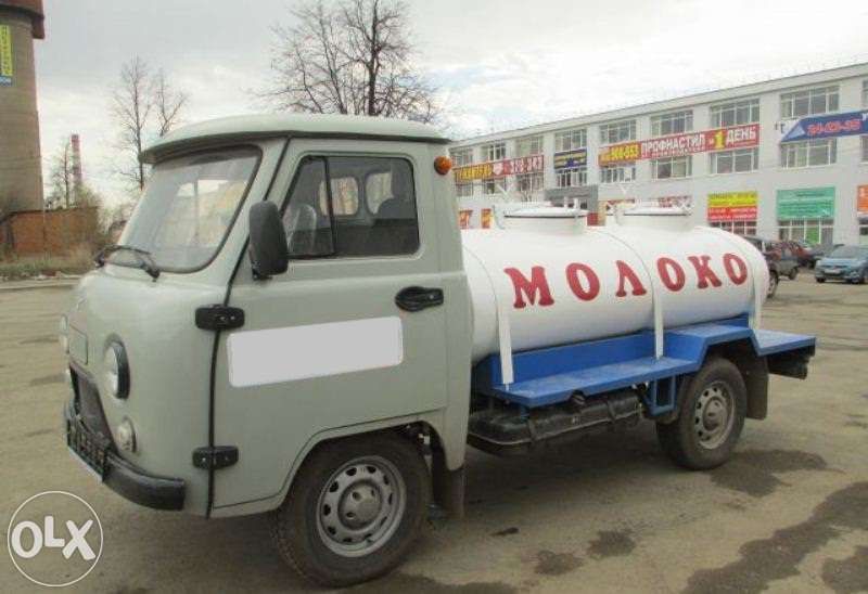 Автоцистерна (молоковоз) для пищевых жидкостей 1200 литров УАЗ