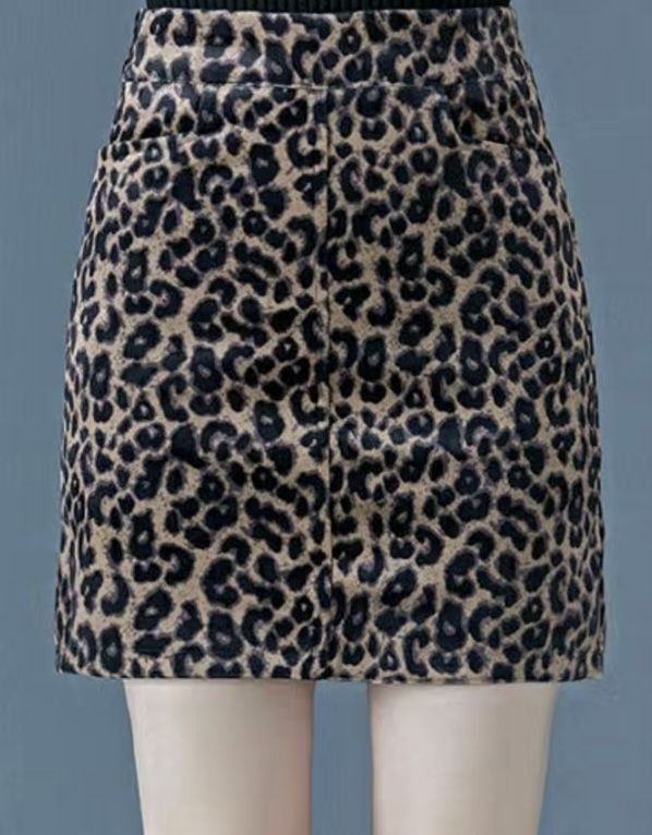 Леопардовый юбка
