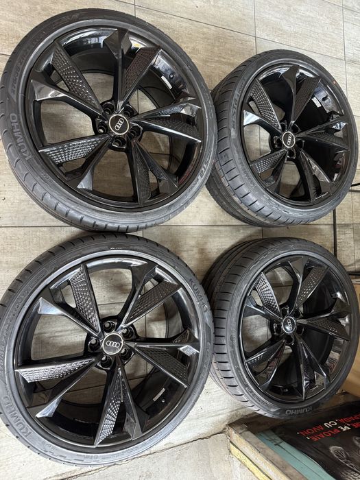 Jante noi AUDI A8 - 5x112 R21 cu anvelope noi 275/35 R21 KUMHO ECSTA