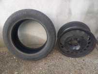 205/55R16 Set de 4 Cauciucuri și 4 jante tabla în stare buna.