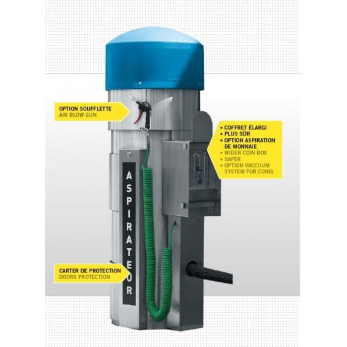 Еднопостова прахосмукачка за автомивки на самообслужване