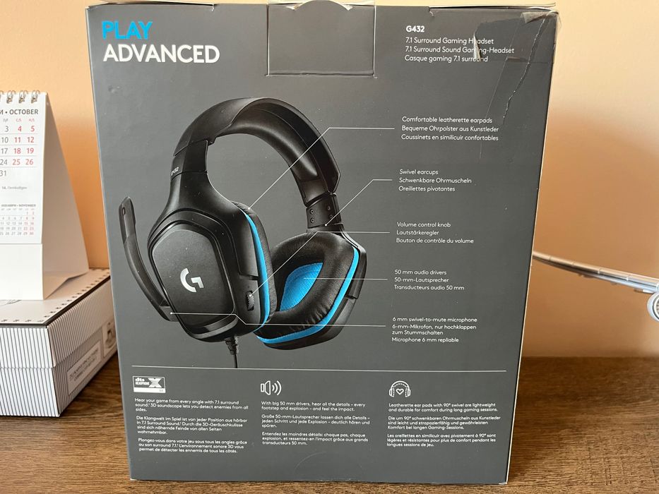 Слушалки Logitech G432