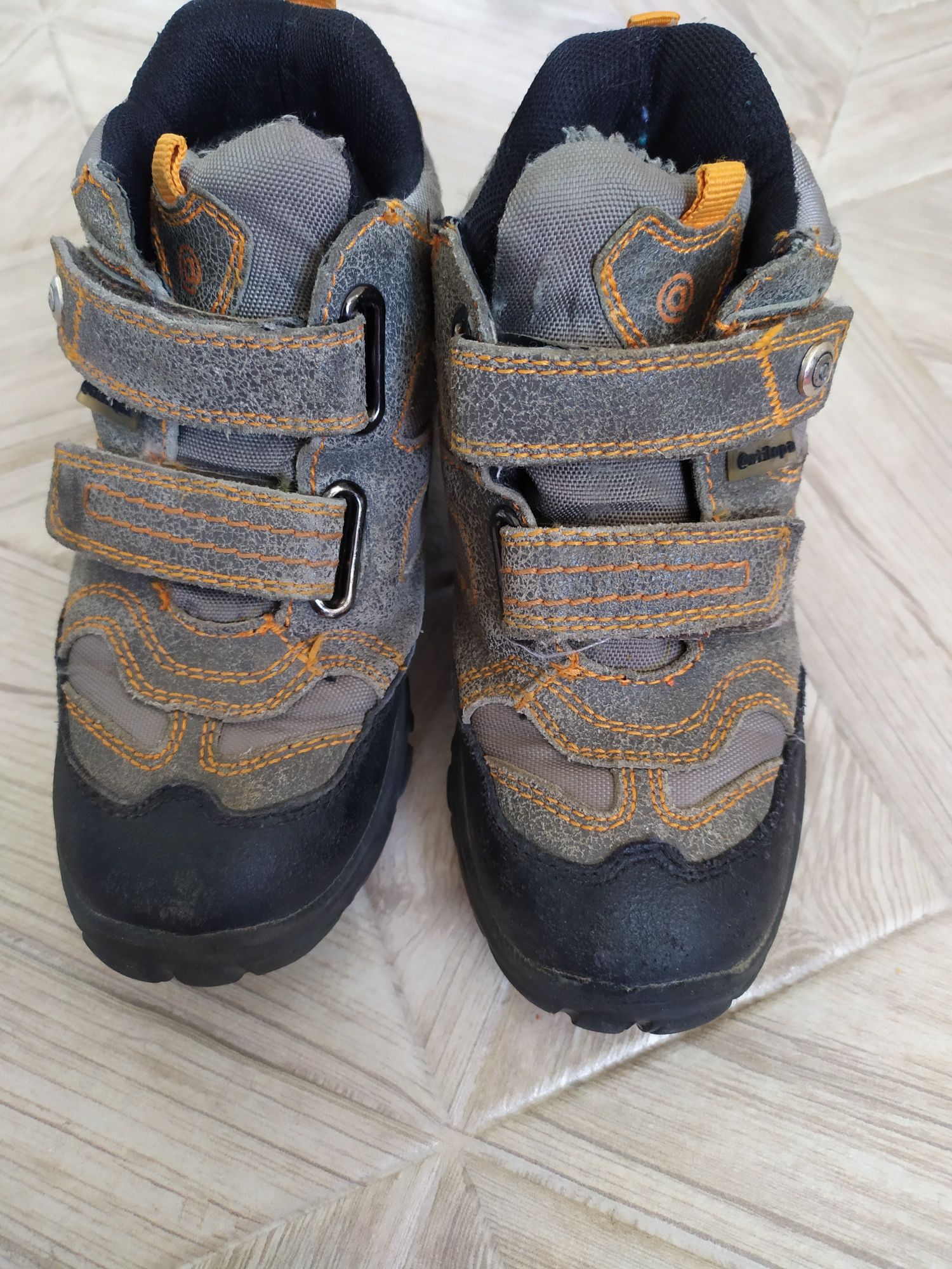 Демисезонные кожаные ботинки для мальчика, 28 размер