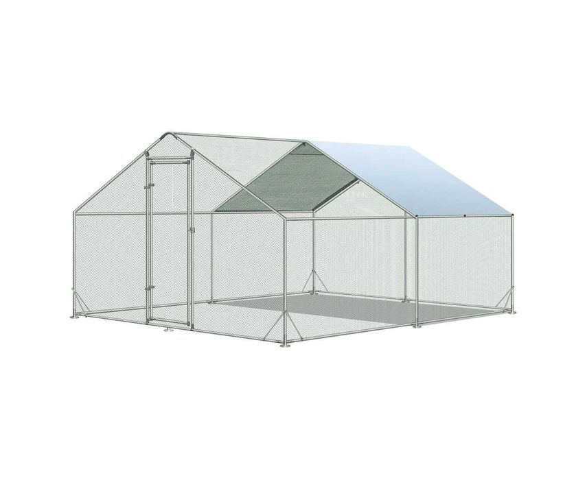 Cotet (tarc) pasari 4x3x1.95m, otel galvanizat Livrare rapida NOU