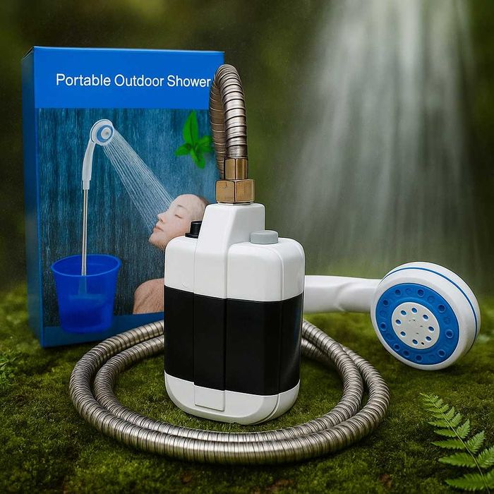 Преносим електрически душ – свежест навсякъде с едно зареждане