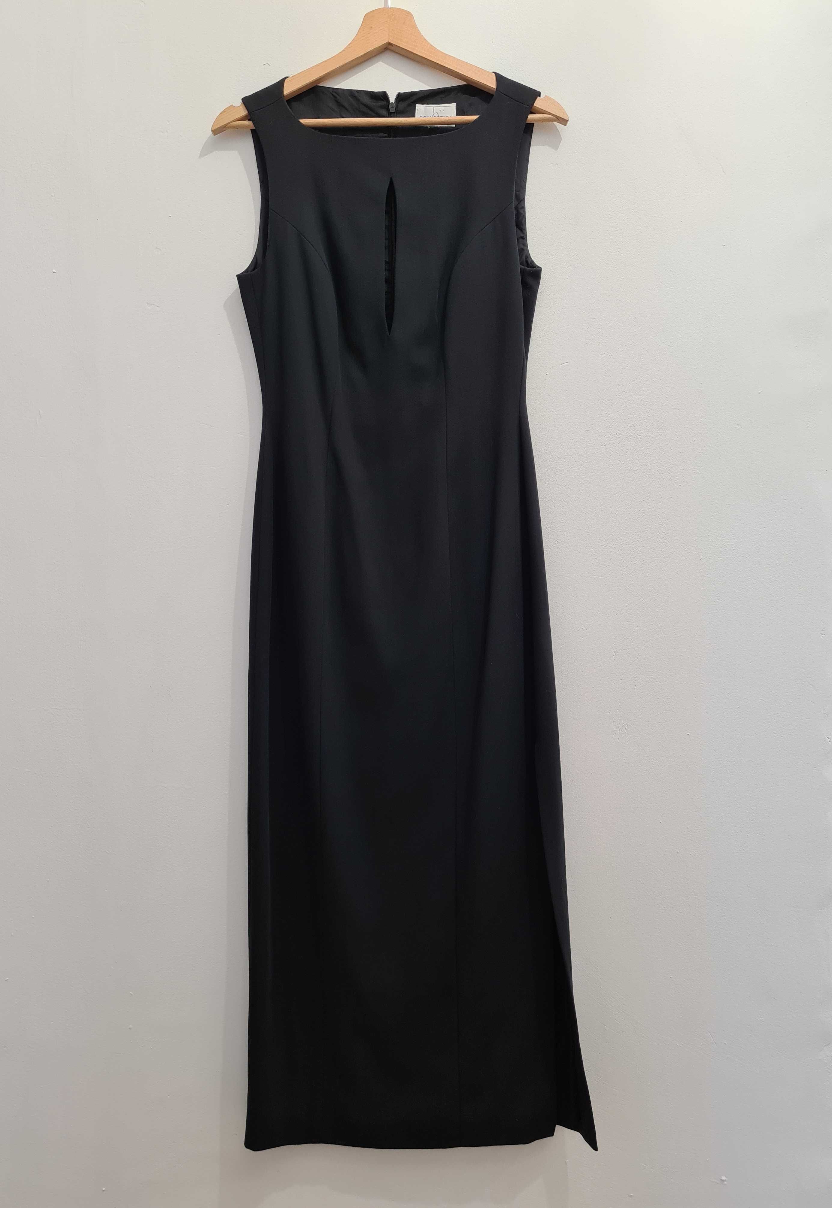 Rochie maxi neagră, M