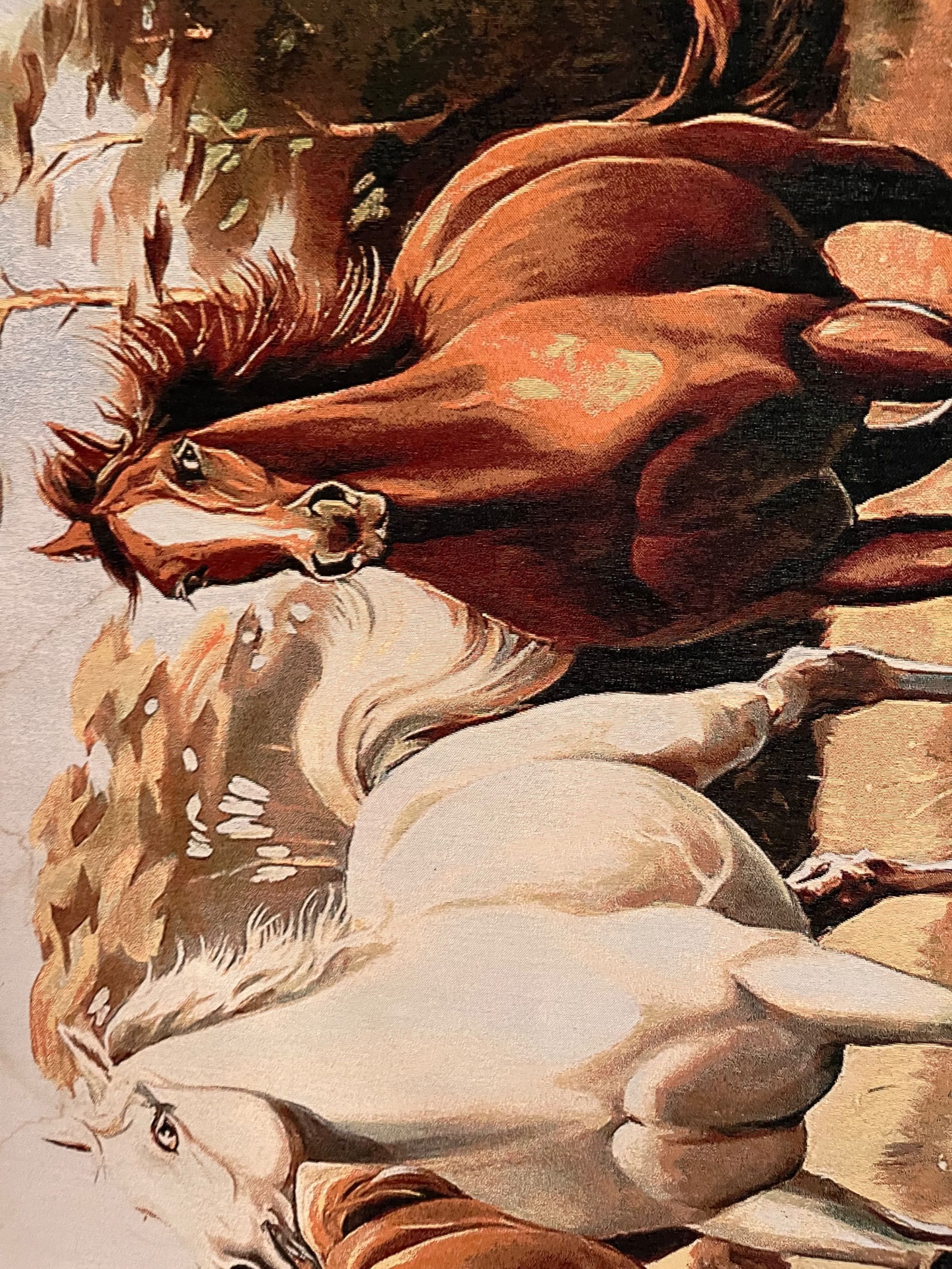 Картинка на стену с лошадьми