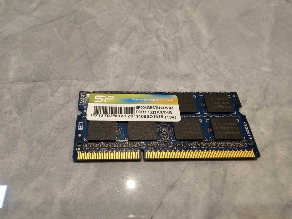 SO DIMM 8GB RAM DDR3 1333Mhz за лаптоп 2x4GB