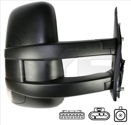 oglinda exterioara dreapta iveco daily v platou / sasiu 2011-2014