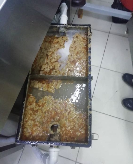 Чистка жироуловителя