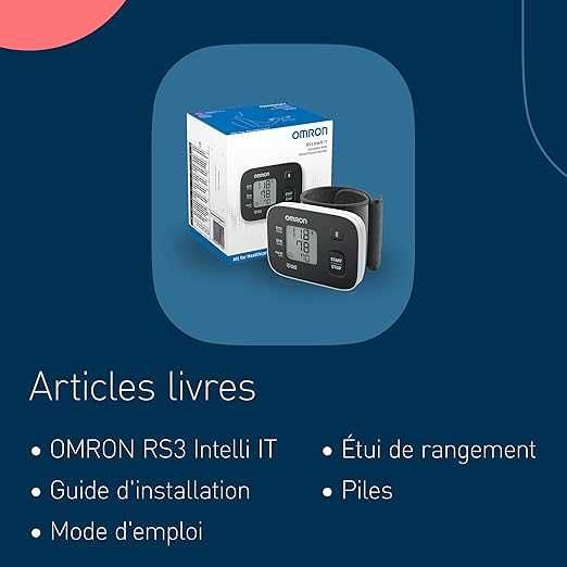 Апарат за кръвно налягане Omron RS3 Intelli IT за китка