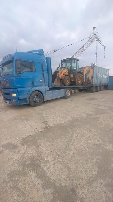 Transport Utilaje Inchiriez platforma trailer agabaritic