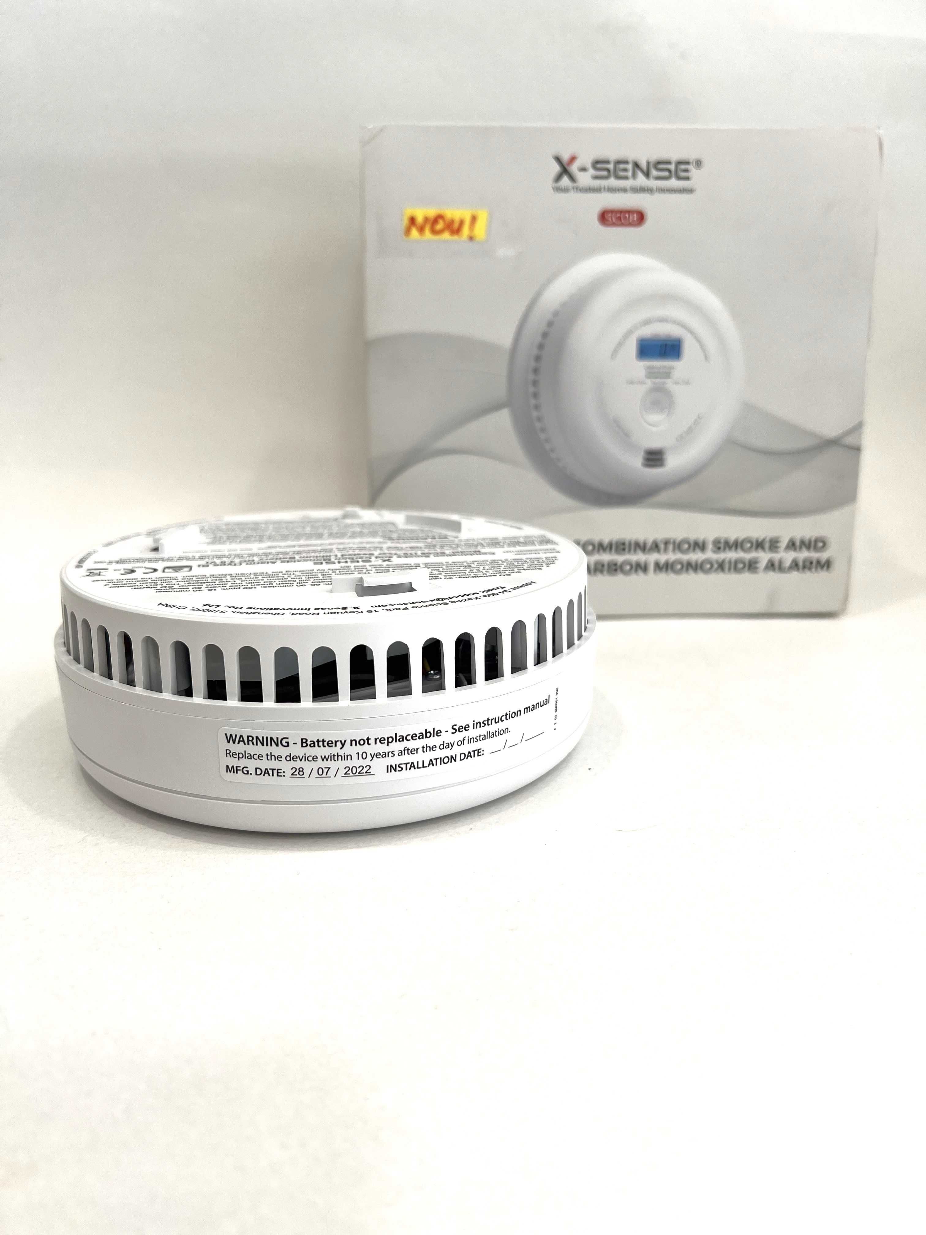 Detector de fum și monoxid de carbon X-Sense SC08, NOU!