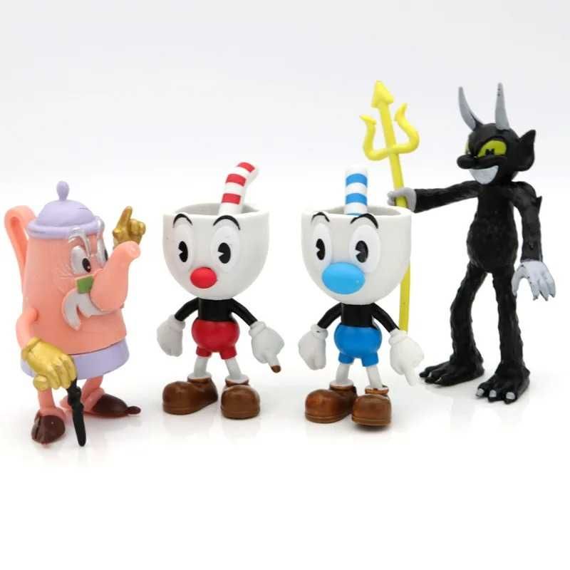 *Set 6 figurine CUPHEAD_8-11 cm