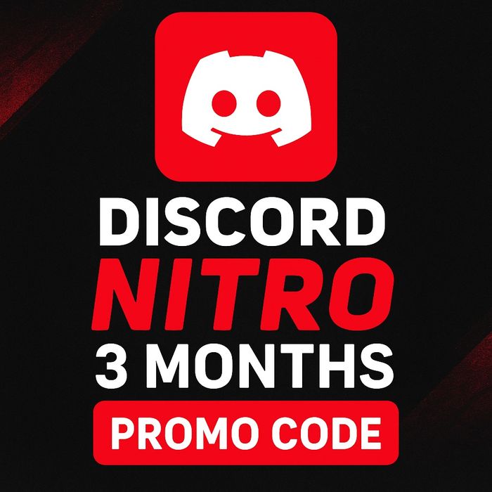 Discord Nitro 3 месяца - промокод