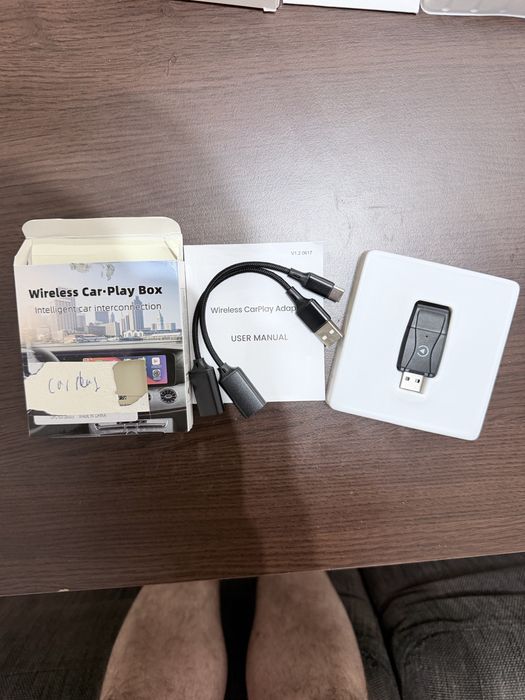 Безжичен адаптер Carplay & Android auto