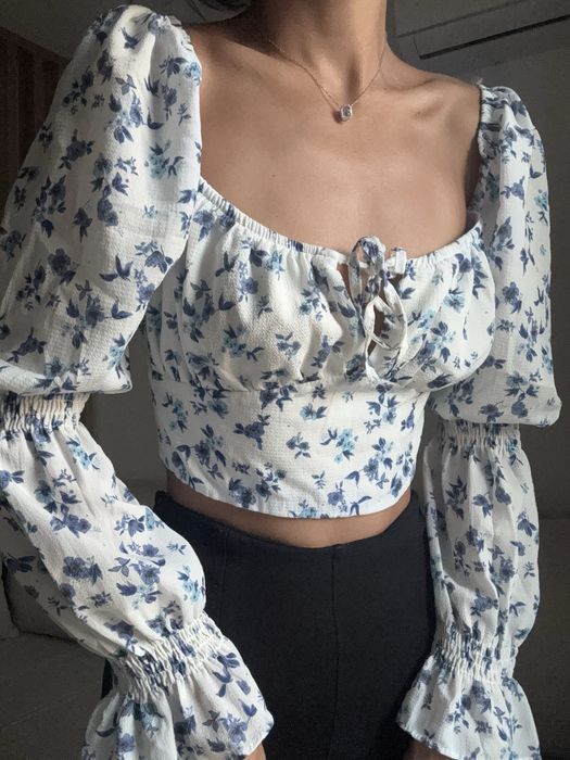 Кофточка Крестьянка ! Размер S