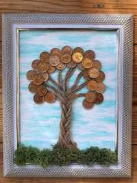 Дървото на парите картина украса подарък за дома декорация декор