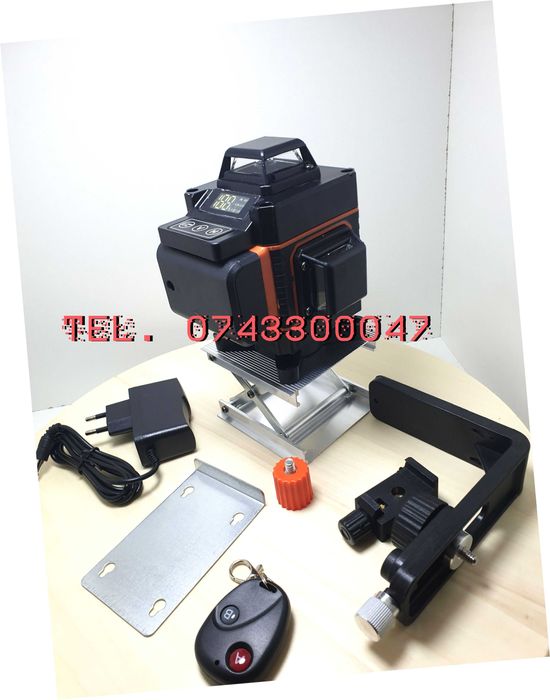 New  Nivela Laser 4d 16 Linii Autonivelare Inclinare Suport New