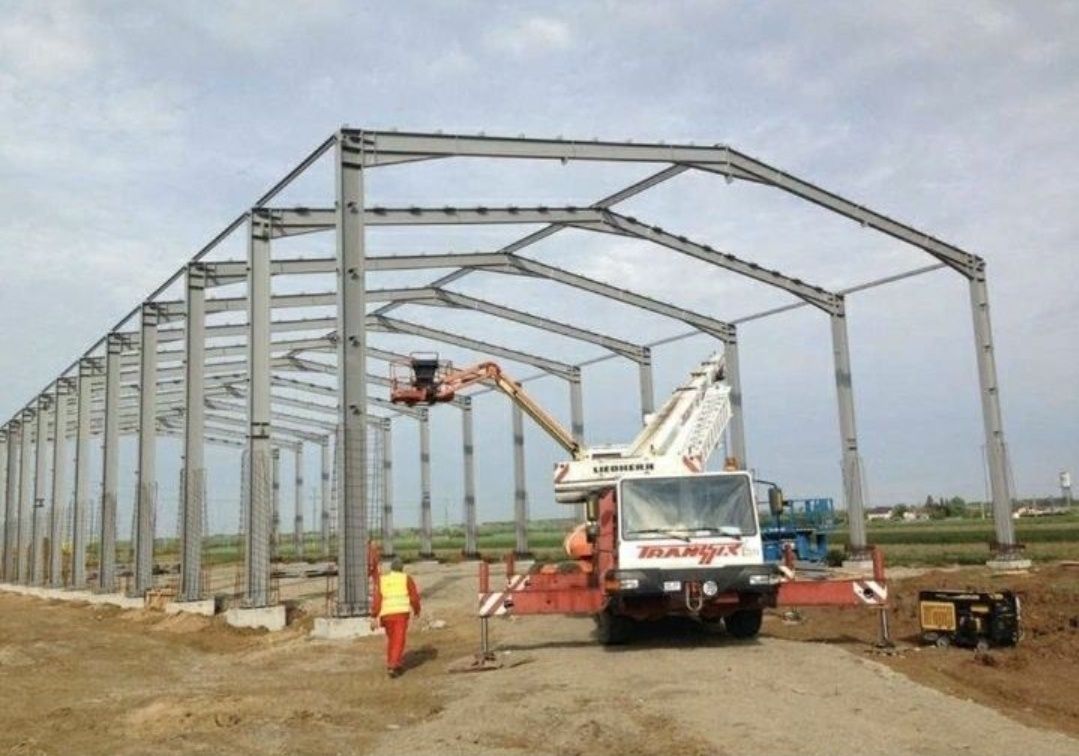 Vand si construiesc o gama larga de hale sau structuri metalice noi ne