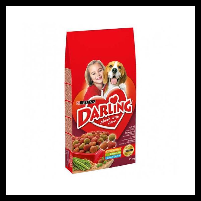 Darling, hrana uscata pentru caini, Vita si Legume, 15 kg