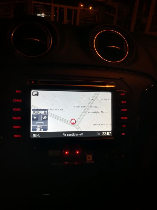 SD Card GPS DVD Harti Ford Navigatie MFD MCA Focus Fiesta Mondeo RO