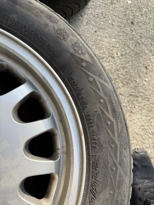 Джанти БМВ 16” от БМВ Е39 със зимни гуми