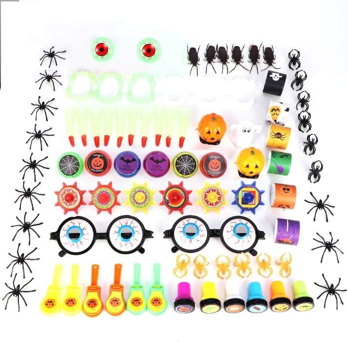 Set jucarii halloween, 84 piese, ToyMyToy, jocuri, favoruri