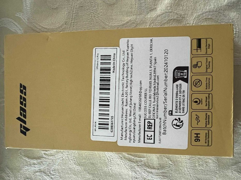 Folii sticla privasy Iphone 16Pro 13Pro