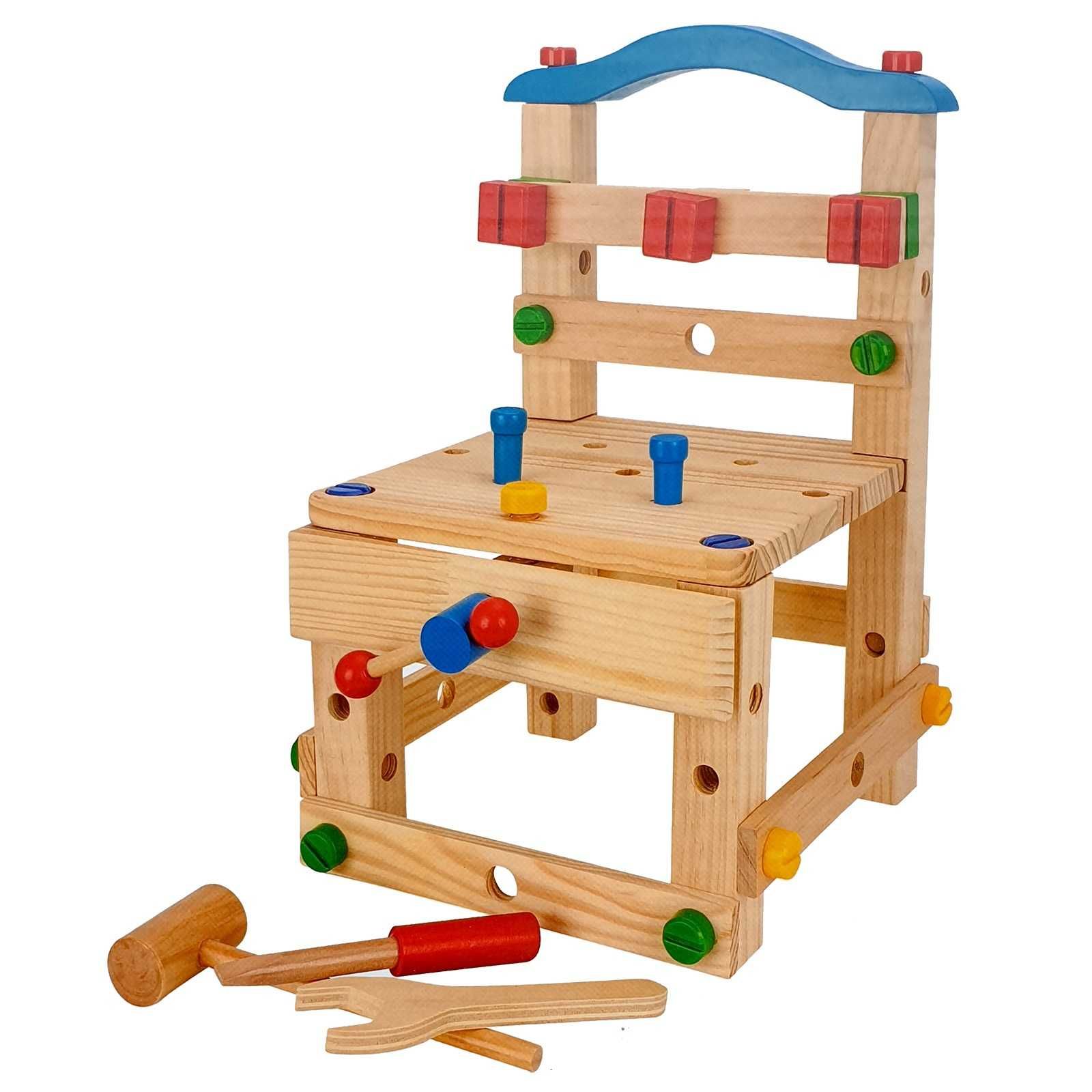 Centru de activitati Montessori din lemn Wisdom Chair, 44 piese,3 ani+