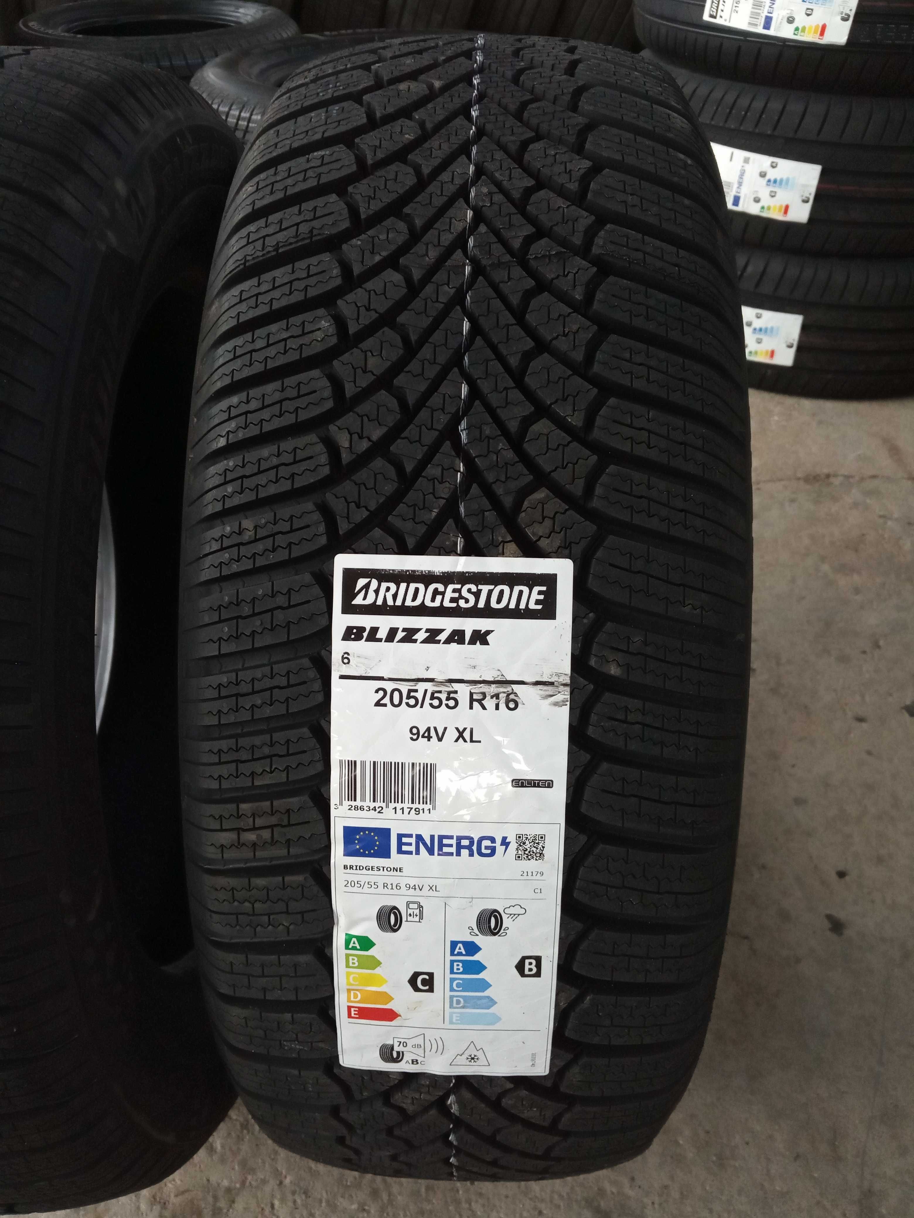 2 Нови зимни гуми 205/55 R16 Bridgestone Blizzak 6 XL Enliten 94V