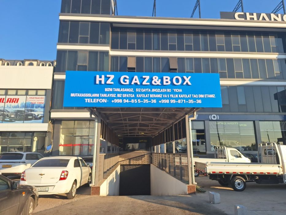 Gaz o‘rnatish va yuk mashinalariga xizmat ko‘rsatish