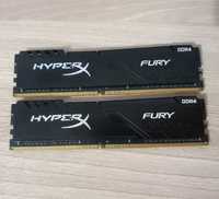 Оперативная память HyperX Fury Black DDR4 2x8Gb 16gb