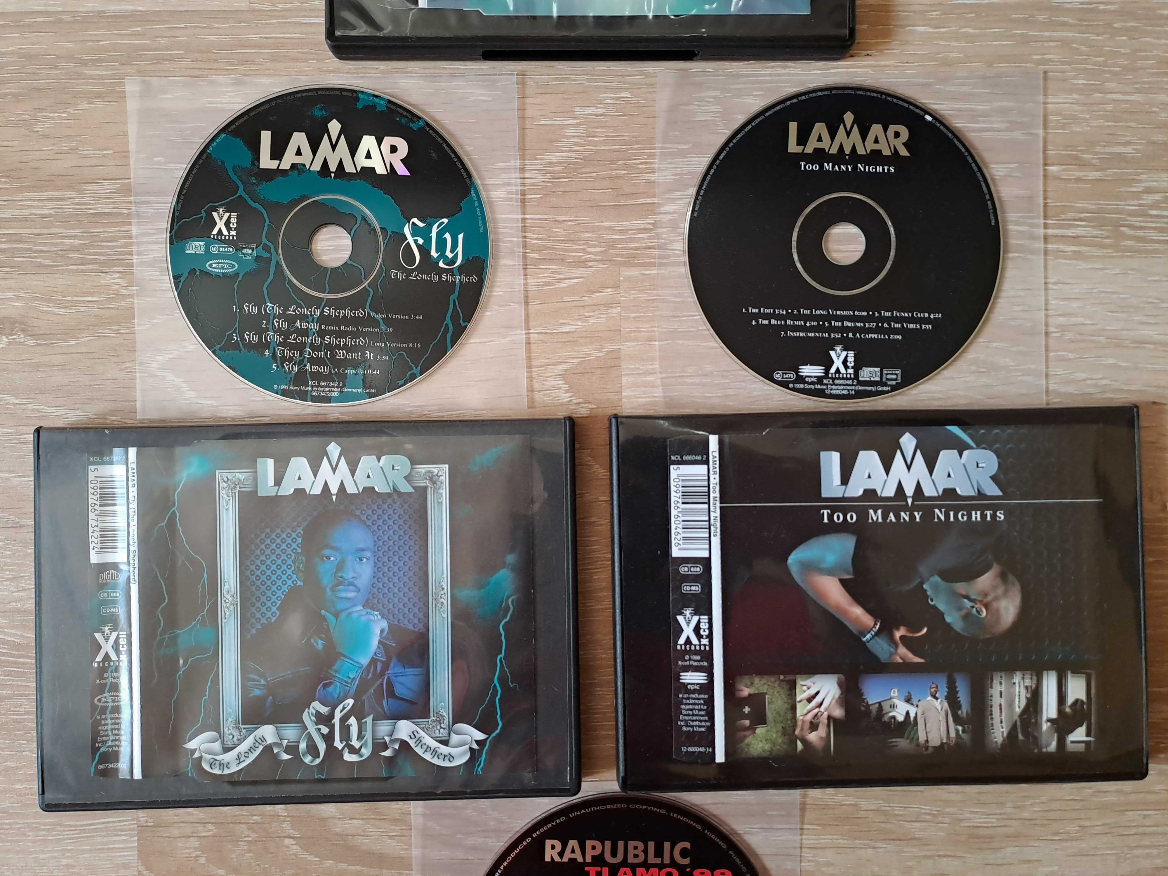 Colectie 4 CD Maxi originale - Lamar (Pop-Rap, Euro-Rap, Eurodance)
