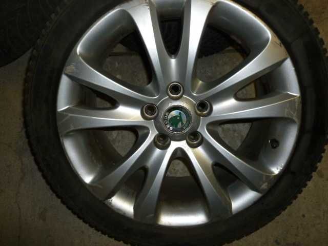 оригинални алуминиевии джанти 17цола за шкода