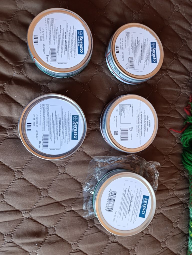 Противопаразитни кайшки за кучета